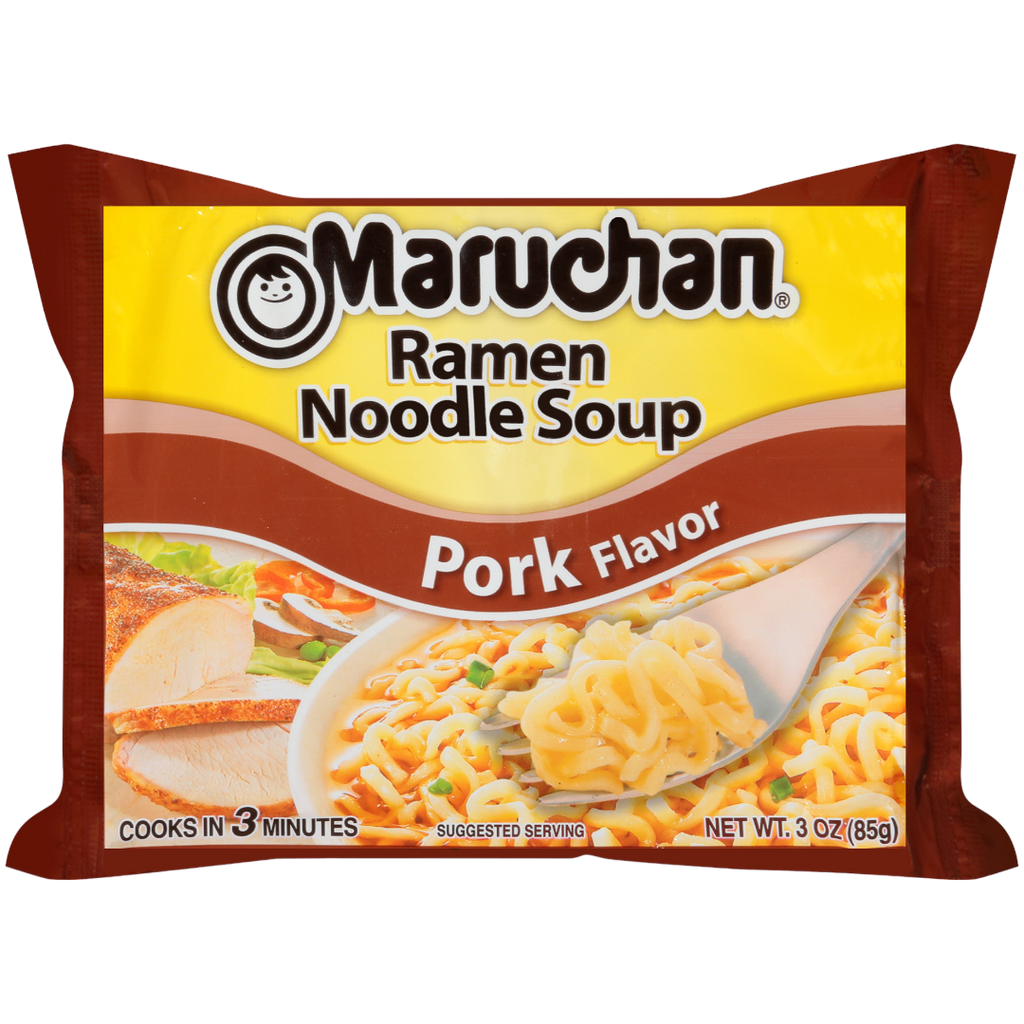 Maruchan Pork Flavour Ramen Noodles - 3oz (85g)