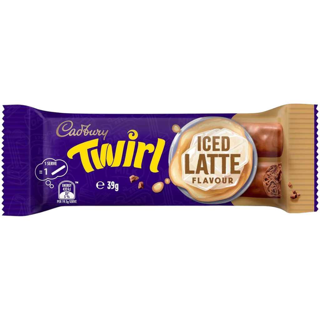 Cadbury Twirl Iced Latte Special Edition (Australia) - 1.3oz (39g)