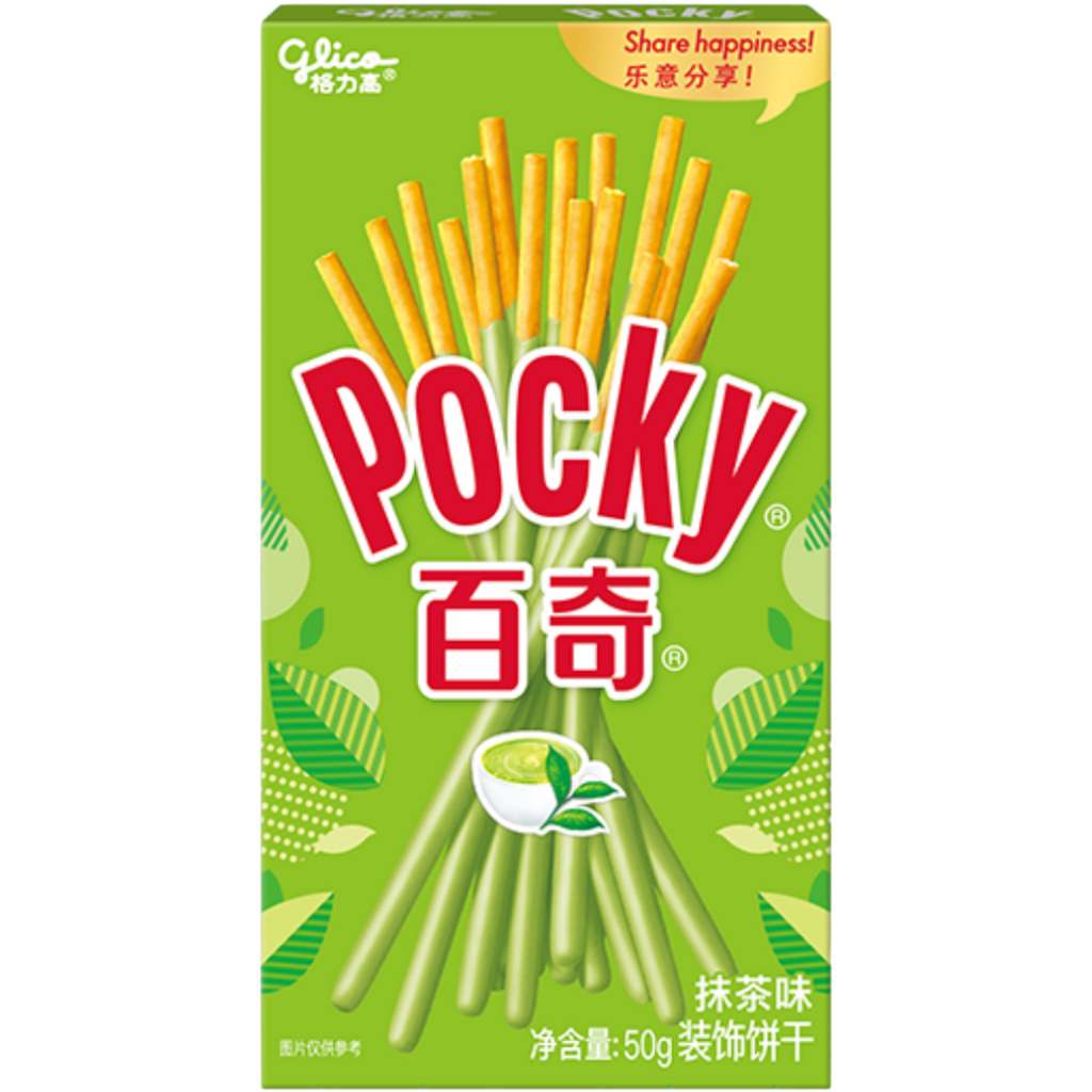 Pocky Sticks Matcha Green Tea Flavour (China) - 1.76oz (50g)