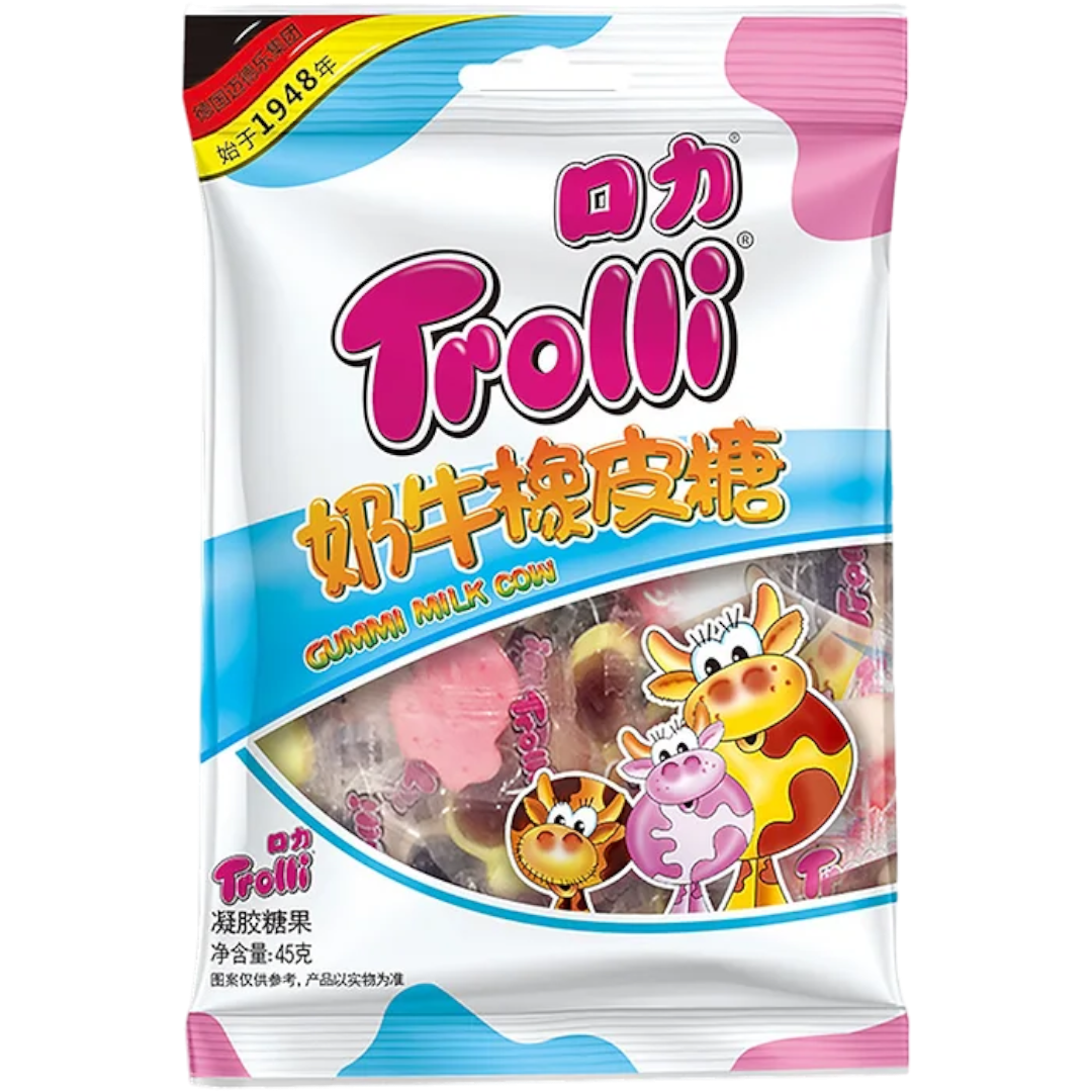 Trolli Gummi Milky Cows Bag (China) - 3.8oz (108g)