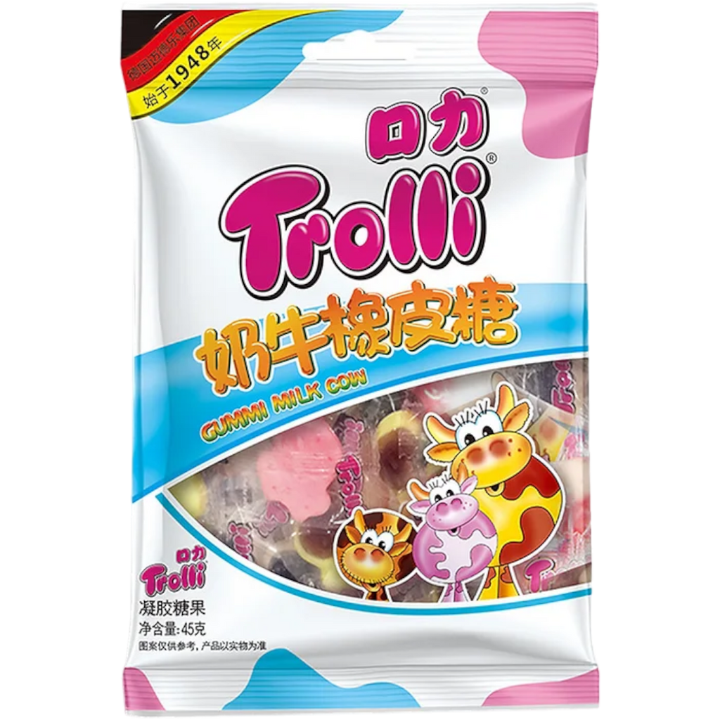 Trolli Gummi Milky Cows Bag (China) - 3.8oz (108g)