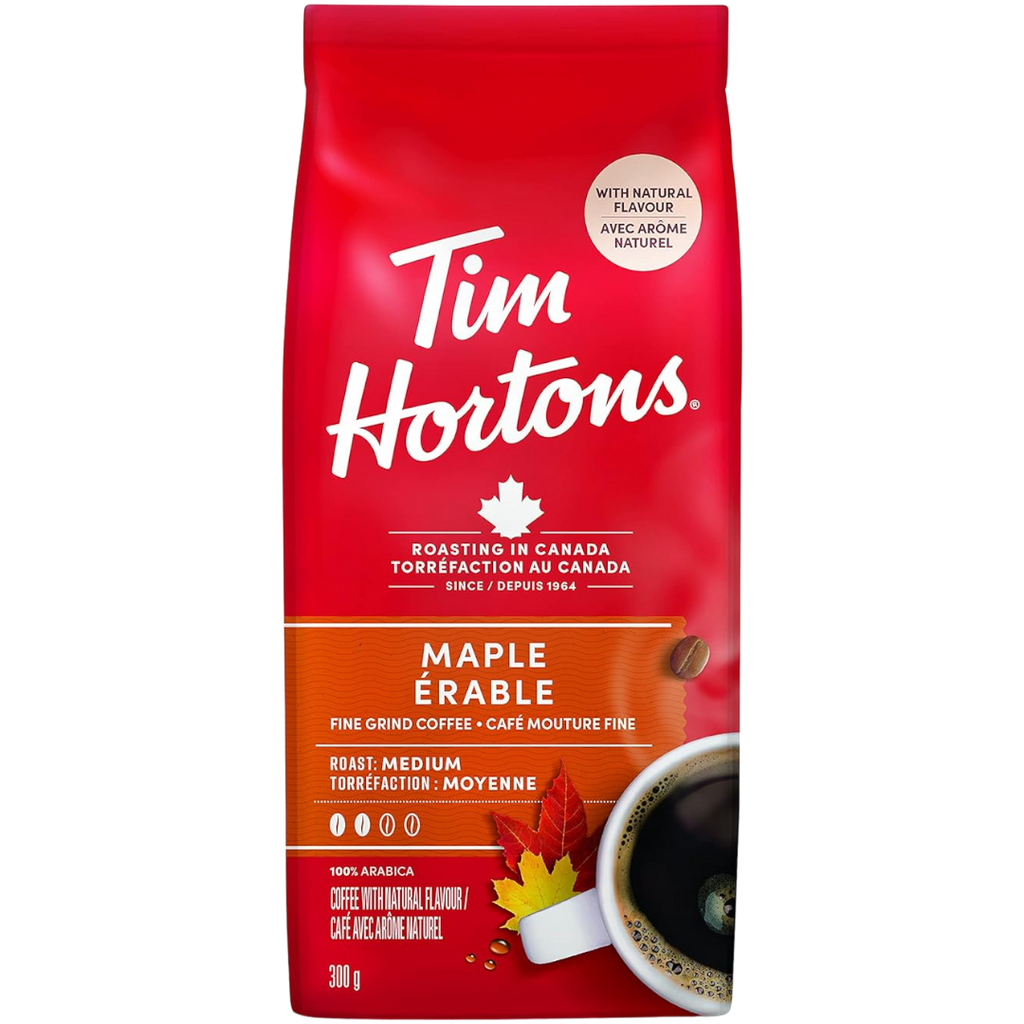 Tim Hortons Maple Flavour Ground Coffee - 10.6oz (300g)