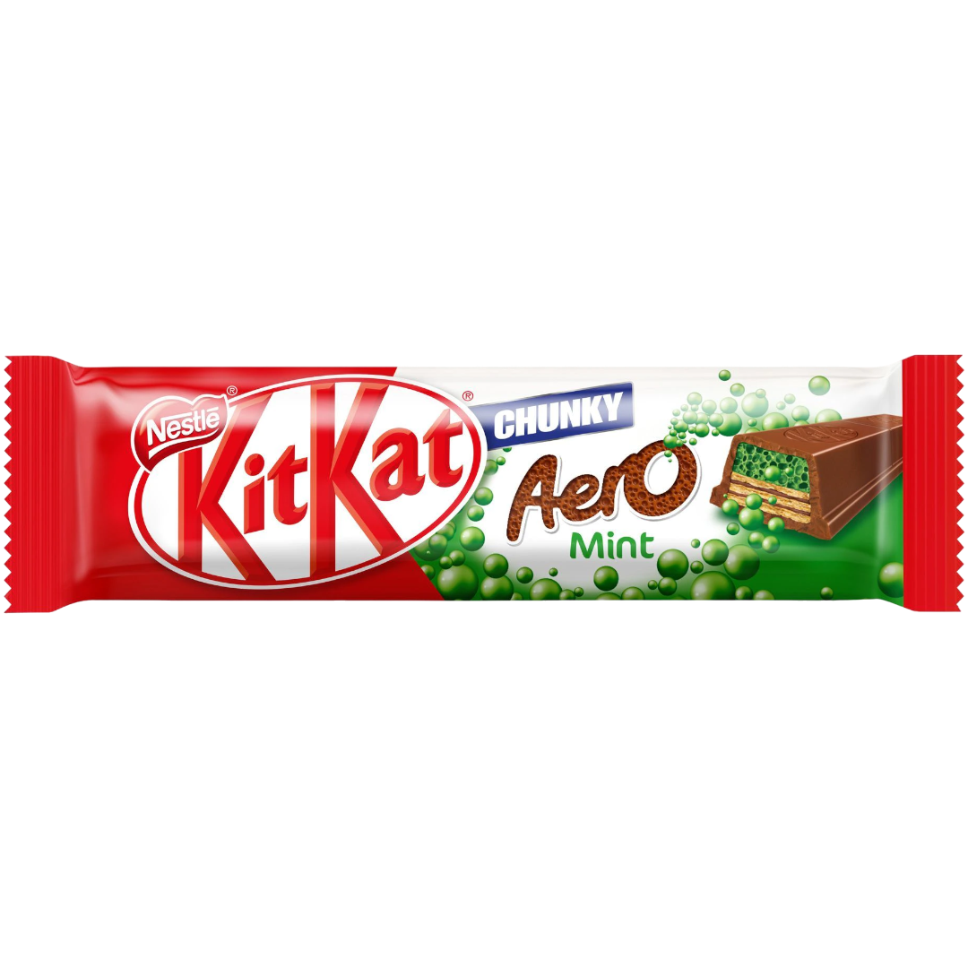 Kit Kat Chunky Aero Mint Bar (Australia) - 1.6oz (45g)