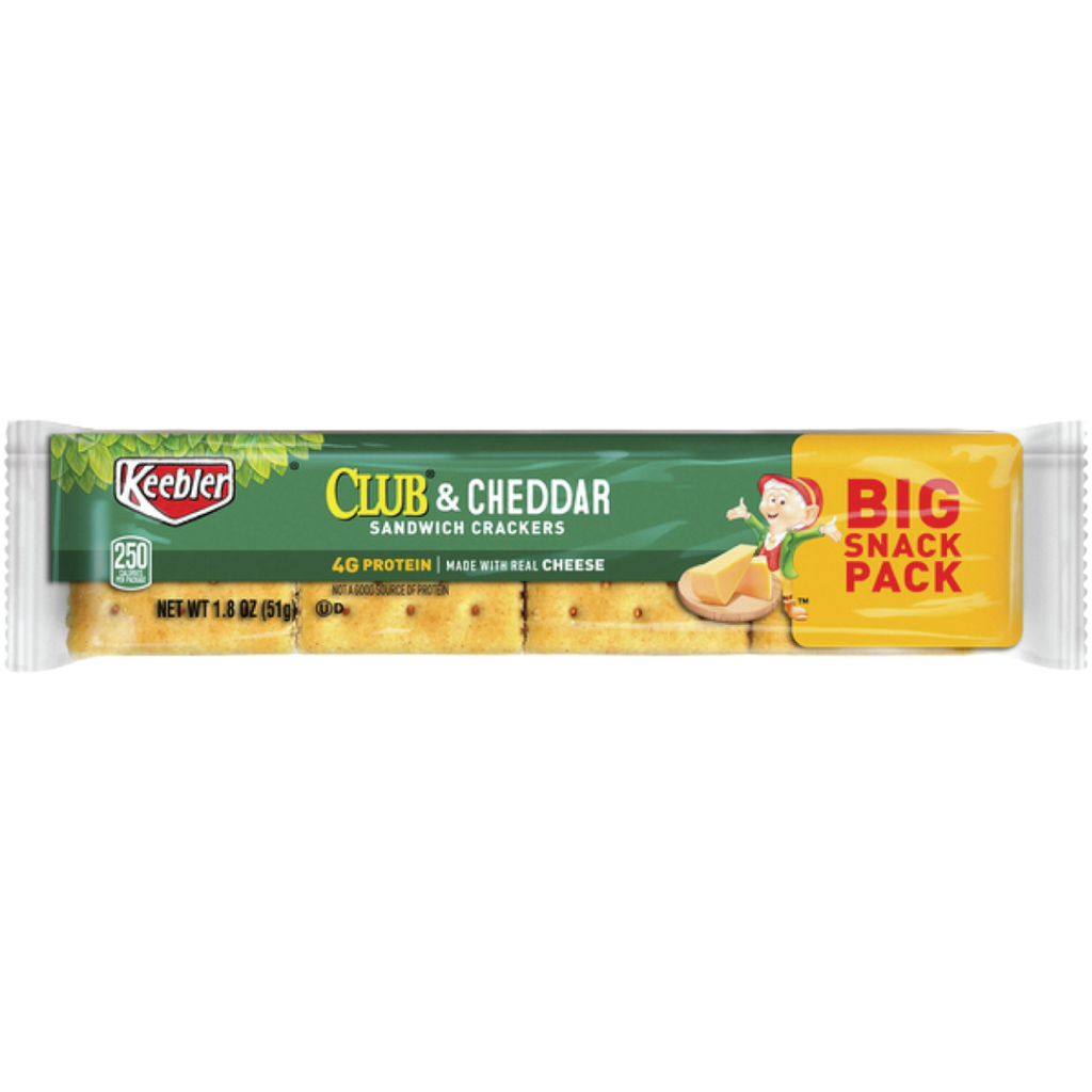 Keebler Club & Cheddar Sandwich Crackers - 1.8oz (51g)