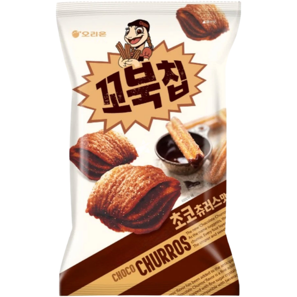 Orion Turtle Chips Choco Churros Flavour (Korea) - 2.82oz (80g)