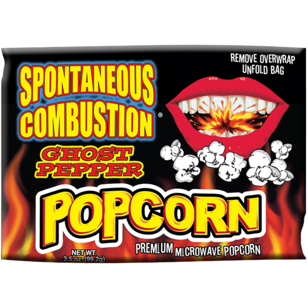 Spontaneous Combustion Ghost Pepper Popcorn - 3.5oz (99.2g)