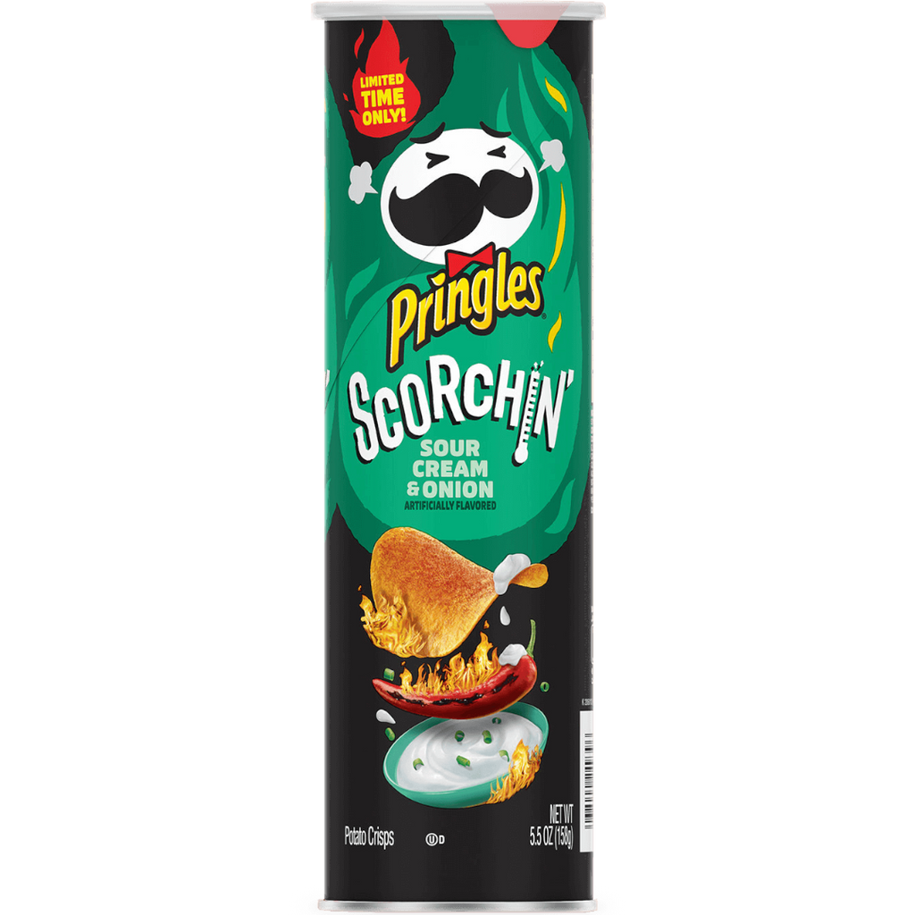 Pringles Scorchin' Sour Cream & Onion - 5.5oz (158g)