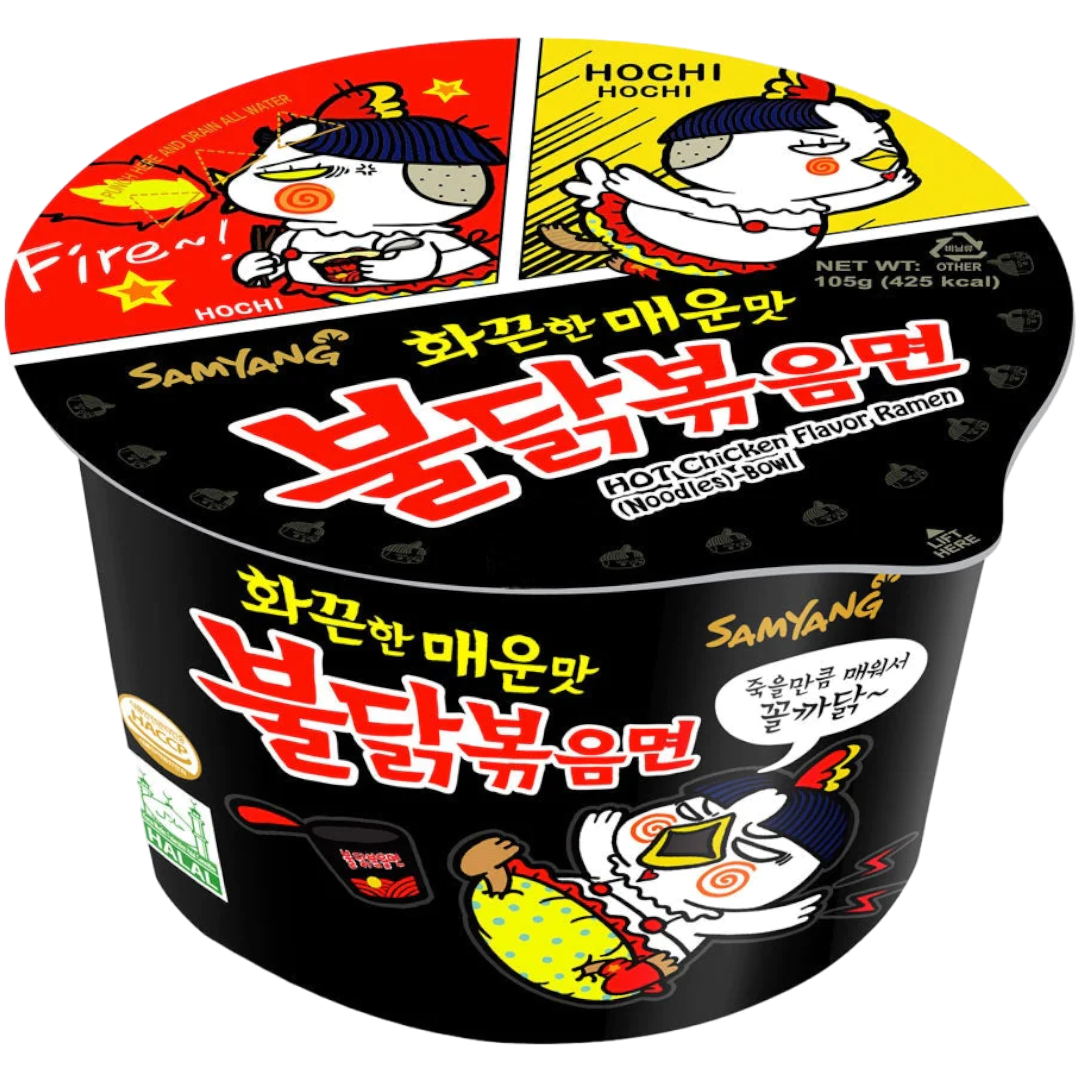 Samyang Buldak Hot Chicken Ramen Big Bowl - 3.7oz (105g)