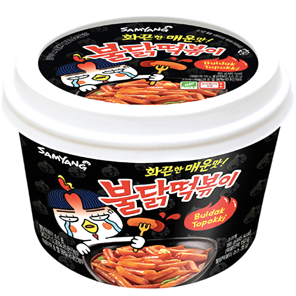 Samyang Buldak Hot Chicken Flavour Topokki Rice Cake Bowl - 6.53oz (185g)