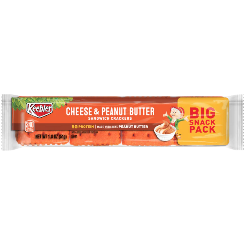 Keebler Cheese & Peanut Butter Sandwich Crackers - 1.8oz (51g)