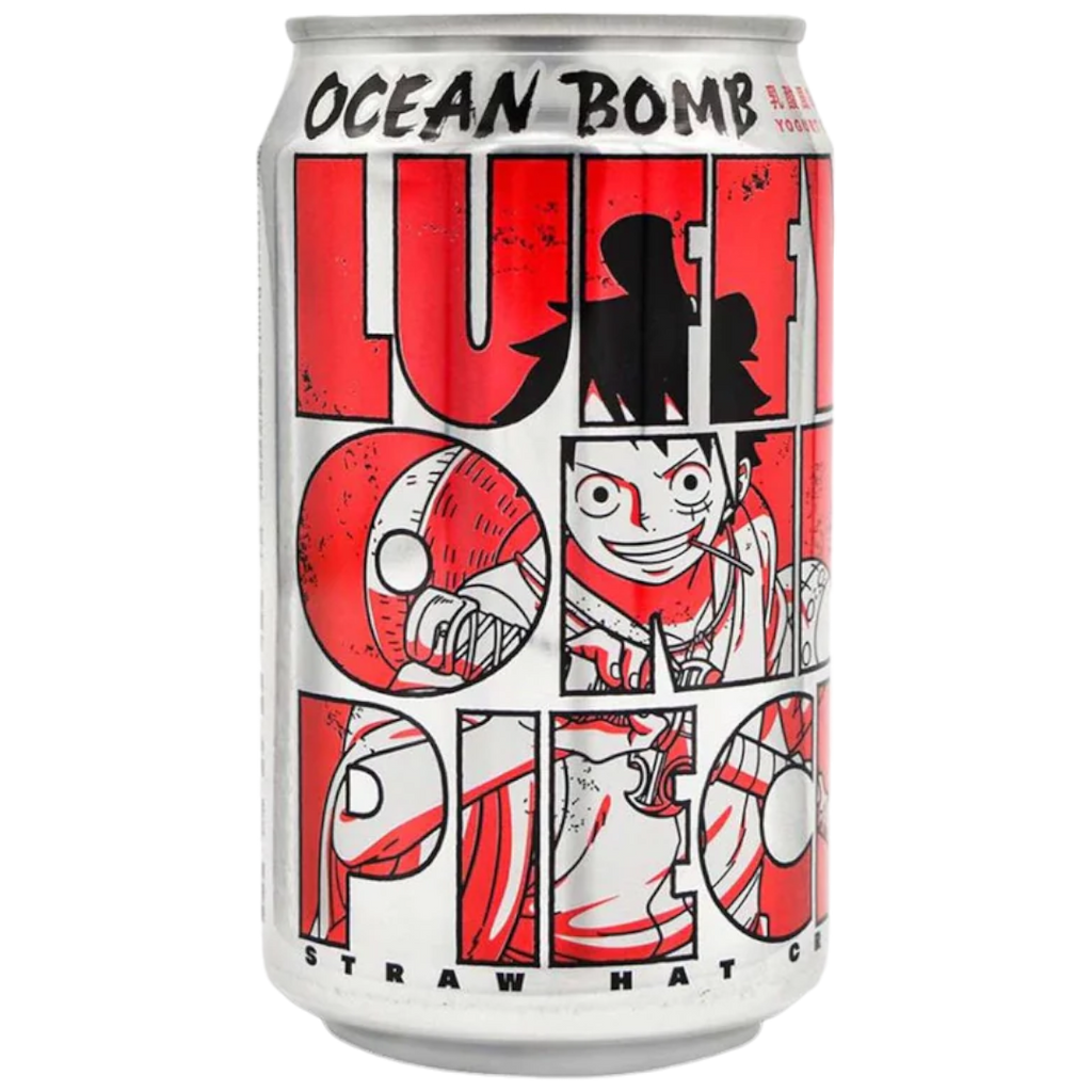 Ocean Bomb One Piece Yoghurt Flavour Sparkling Water (Luffy) - 11.1fl.oz (330ml)