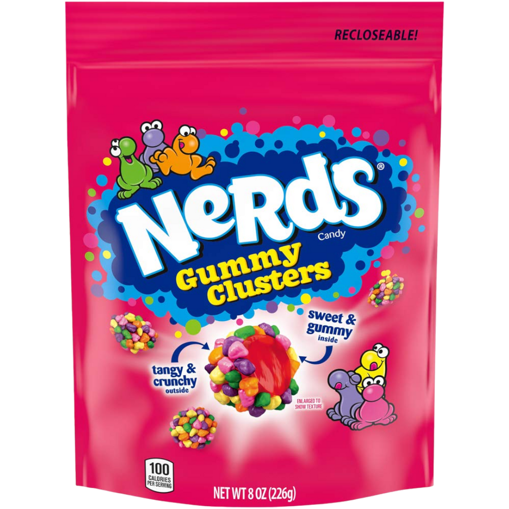 Nerds Gummy Clusters Rainbow Share Bag - 8oz (226g)