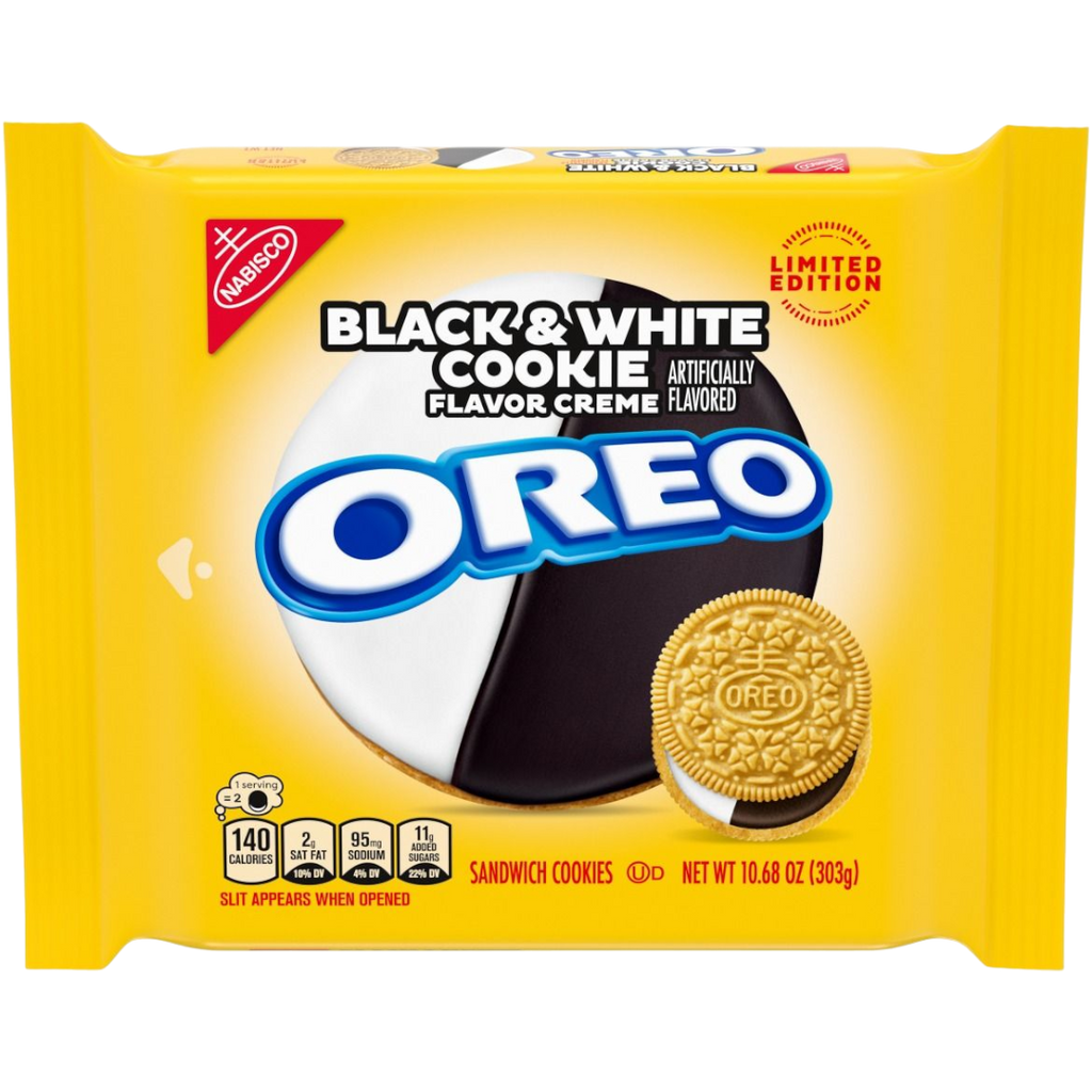 Oreo Black & White Cookie Creme Family Size (Limited Edition) - 10.68oz (303g)