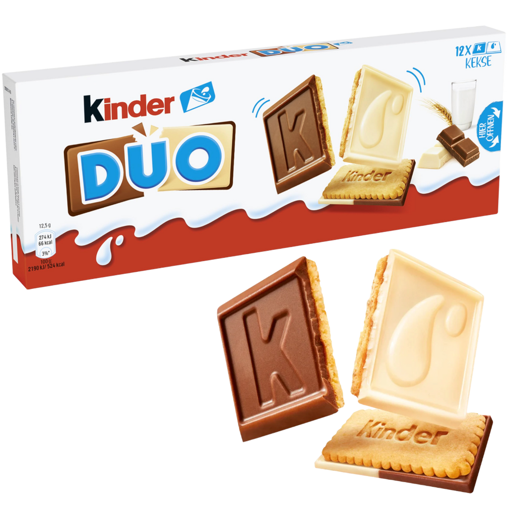 Kinder Duo Biscuits - 5.3oz (150g) BB 02/07/24