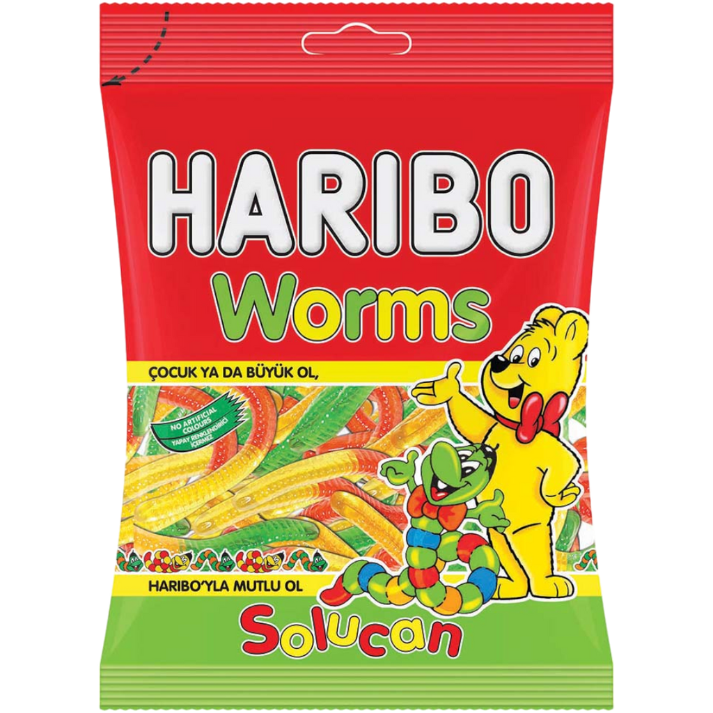 Haribo Worms - 2.8oz (80g)