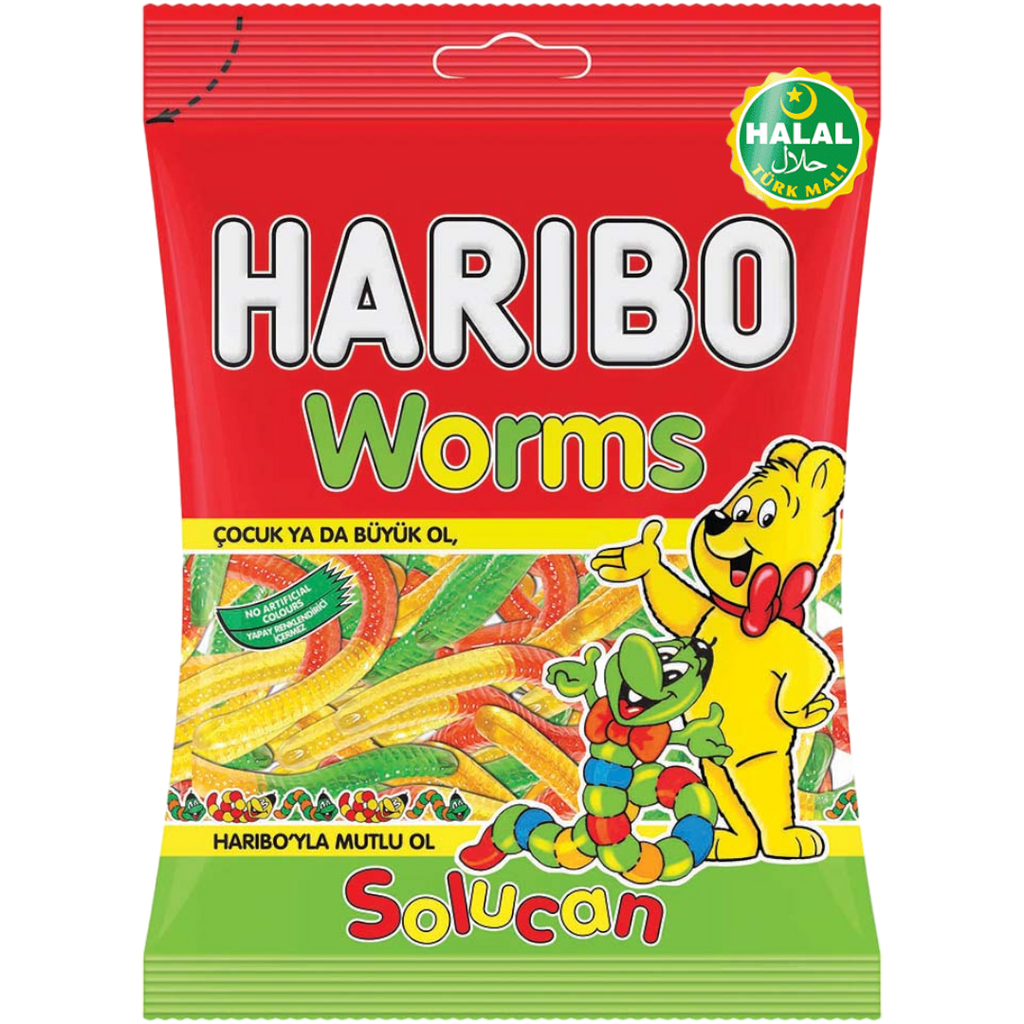 Haribo Worms - 2.8oz (80g)