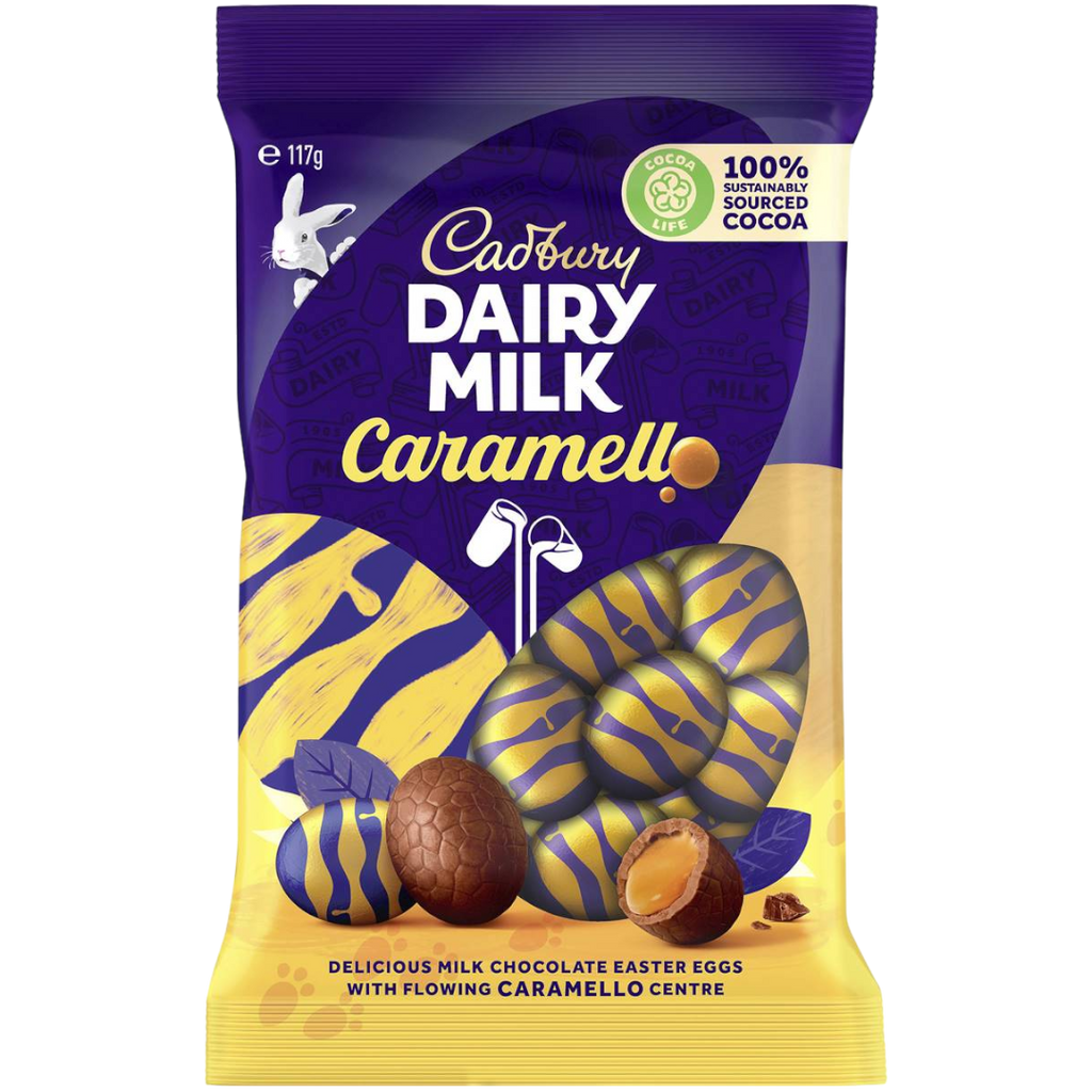 Cadbury Dairy Milk Caramello Easter Eggs Limited Edition (Australia) - 4.1oz (117g)