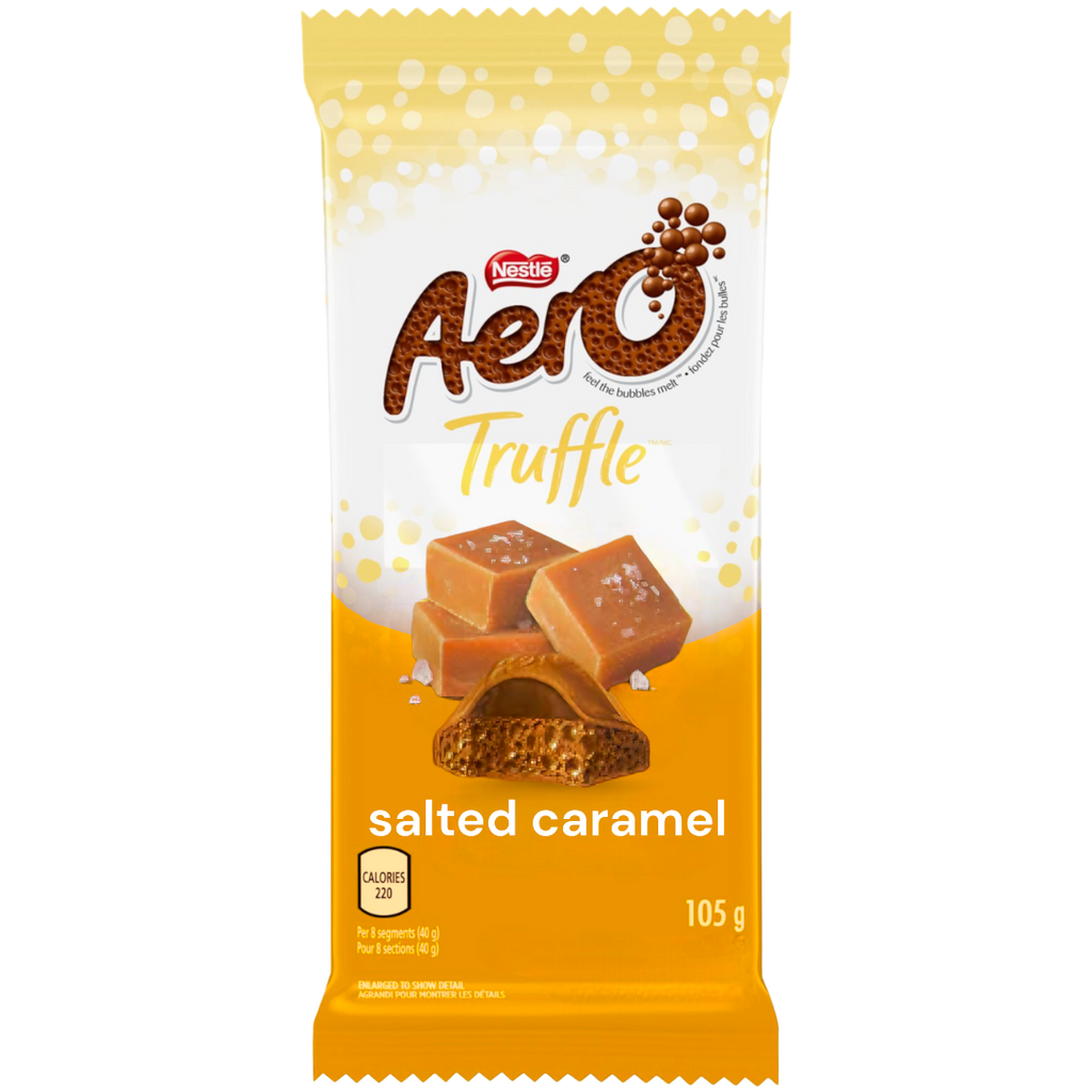 Aero Truffle Salted Caramel Chocolate Sharing Bar (Canada) - 3.7oz (105g)