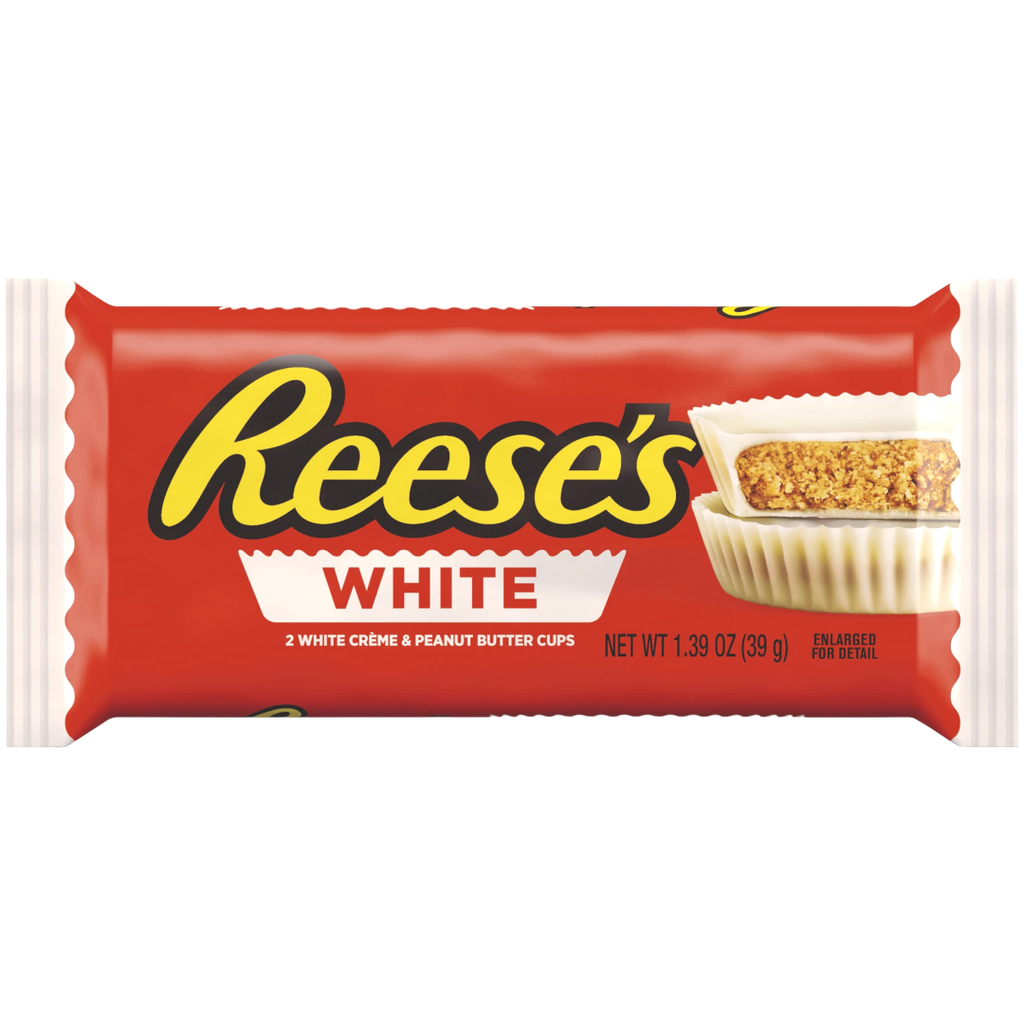 Reese's White Peanut Butter Cups - 1.39oz (39g) BB 12/04/24