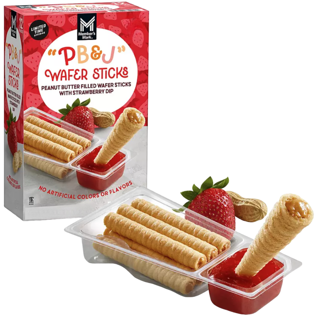 Peanut Butter & Jelly Wafer Sticks Dipper - 2.1oz (60g)