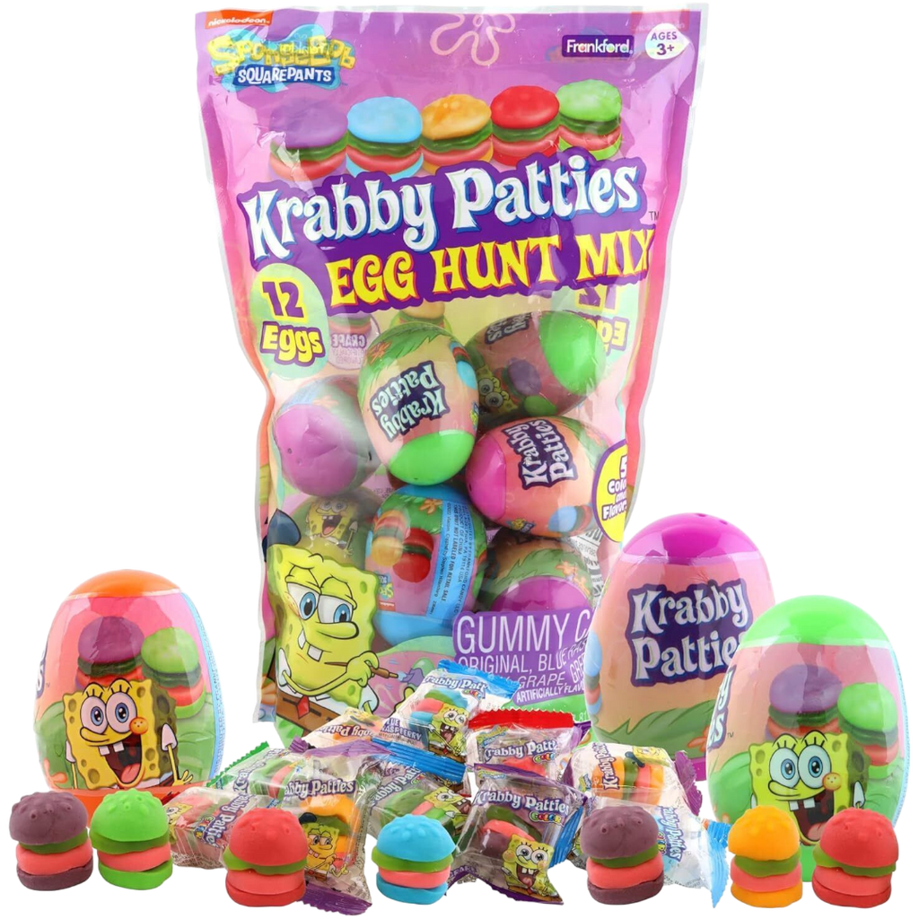 Spongebob Gummy Krabby Patties Egg Hunt Mix (Easter Limited Edition) - 3.81oz (108g)