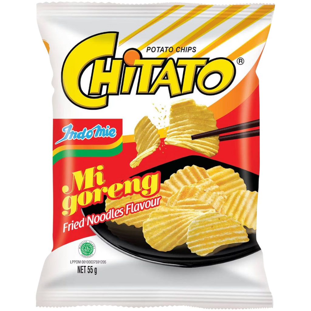 Indomie Chitato Mi Goreng Fried Noodles Flavour Potato Chips - 1.94oz (55g)