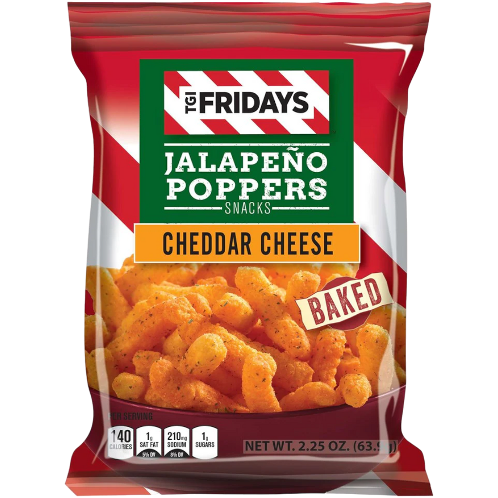 TGI Fridays Jalapeno Cheddar Cheese Poppers Baked Snacks - 2.25oz (63.9g)