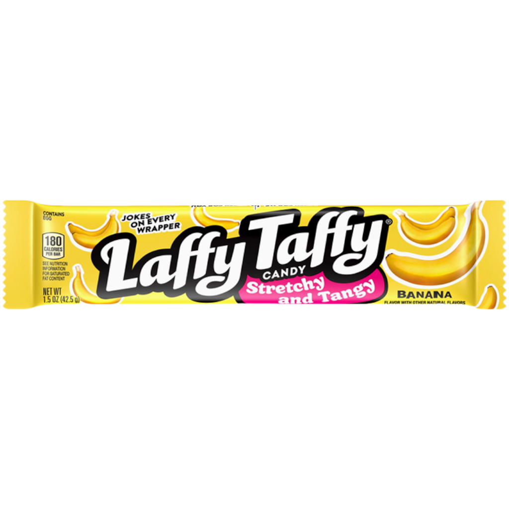 Laffy Taffy Stretchy & Tangy Banana Big Bar - 1.5oz (42.5g) | Poppin Candy