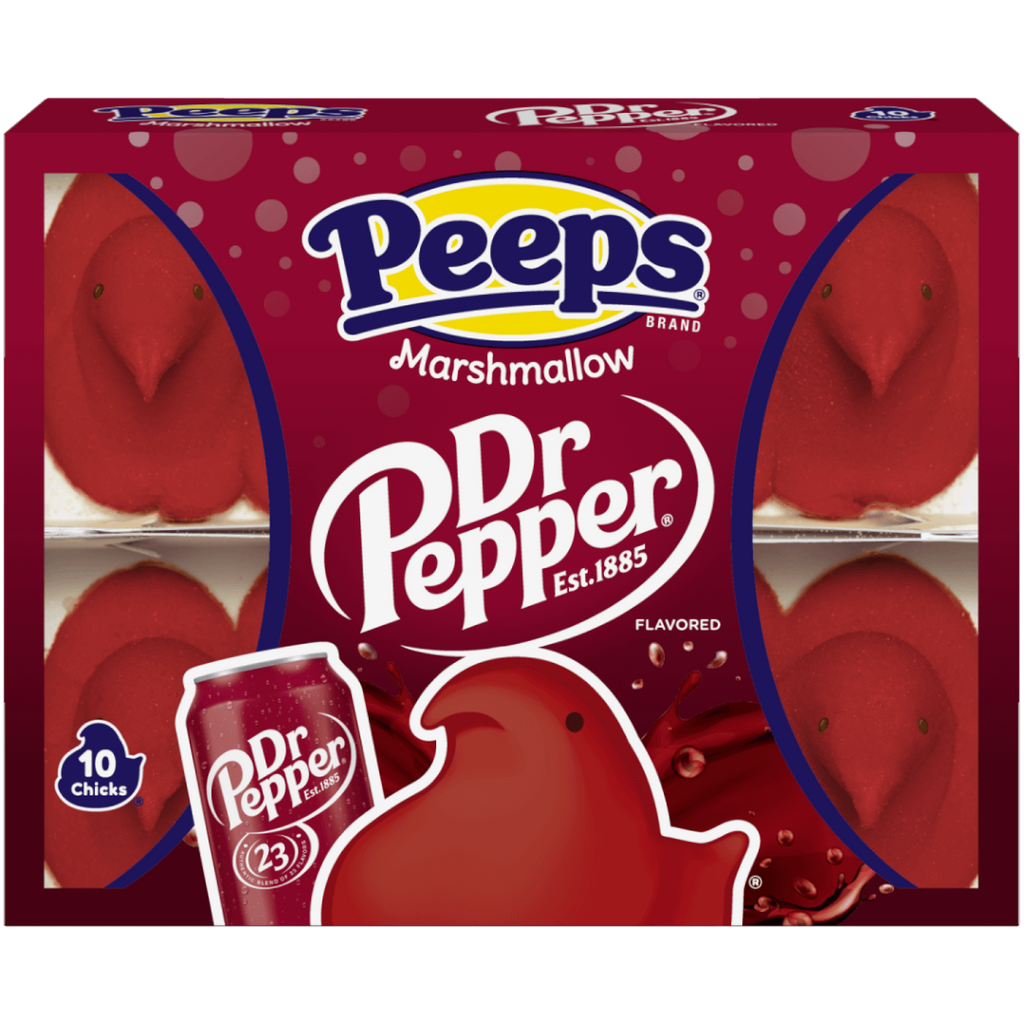 Peeps Dr Pepper Marshmallow Chicks 10 Pack (Easter Limited Edition) - 3oz (85g)