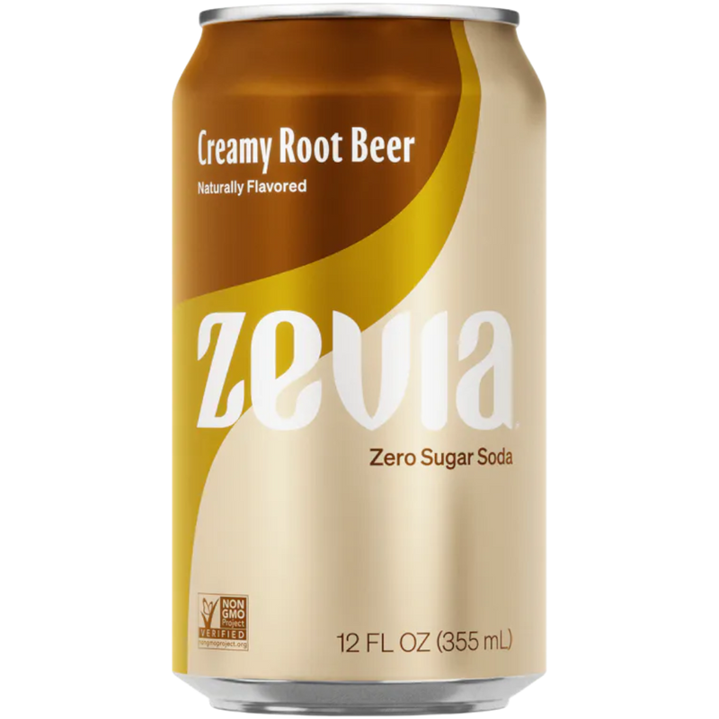 Zevia Creamy Root Beer (Zero Sugar Zero Calories) - 12fl.oz (355ml)