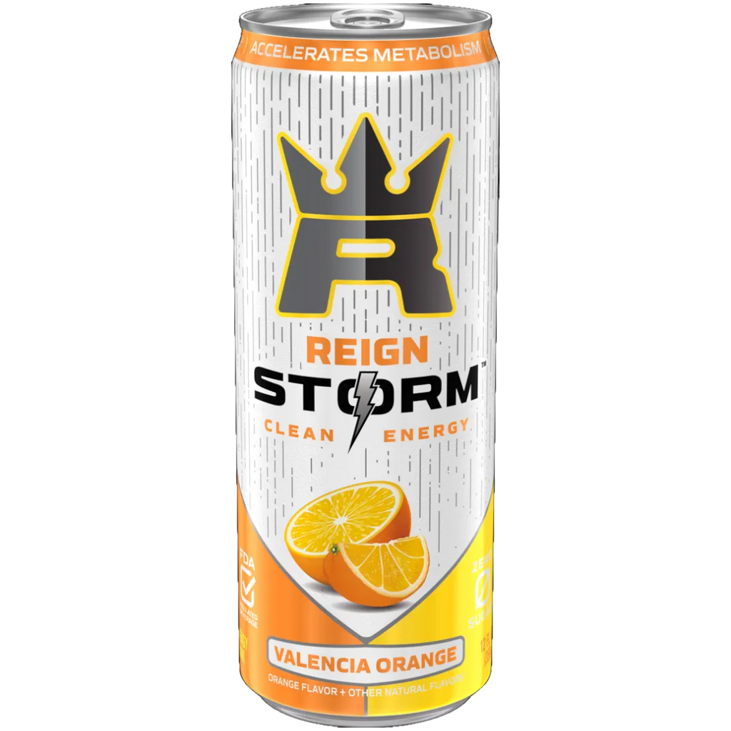 Reign Storm Valencia Orange Sugar Free Clean Energy Drink - 12fl.oz (355ml)