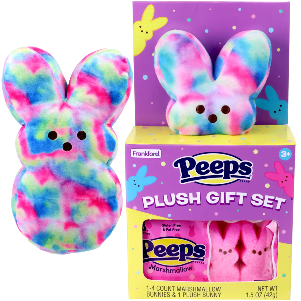 Peeps Tie Dye Plush Bunny House (Easter Limited Edition) - 1.5oz (42g)