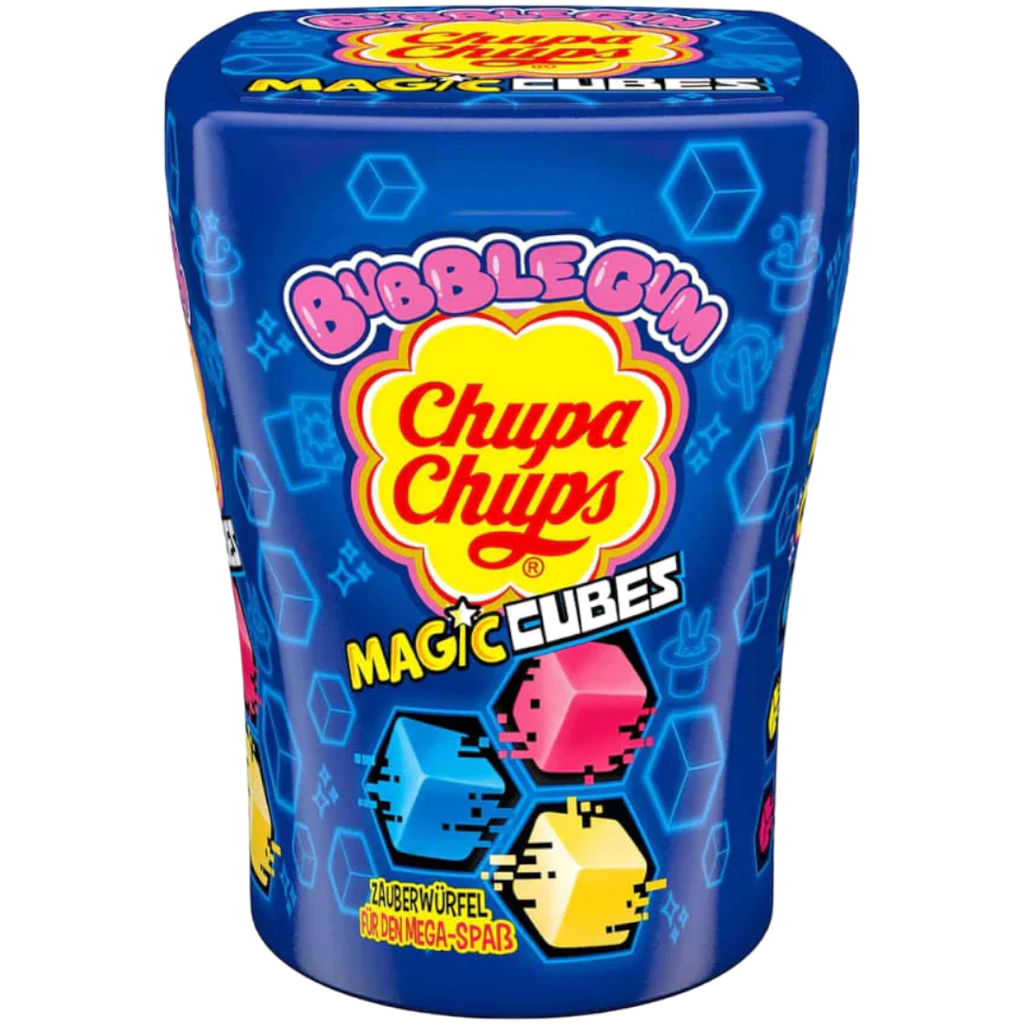 Chupa Chups Magic Cubes Big Babol Bubble Gum - 3oz (85g)