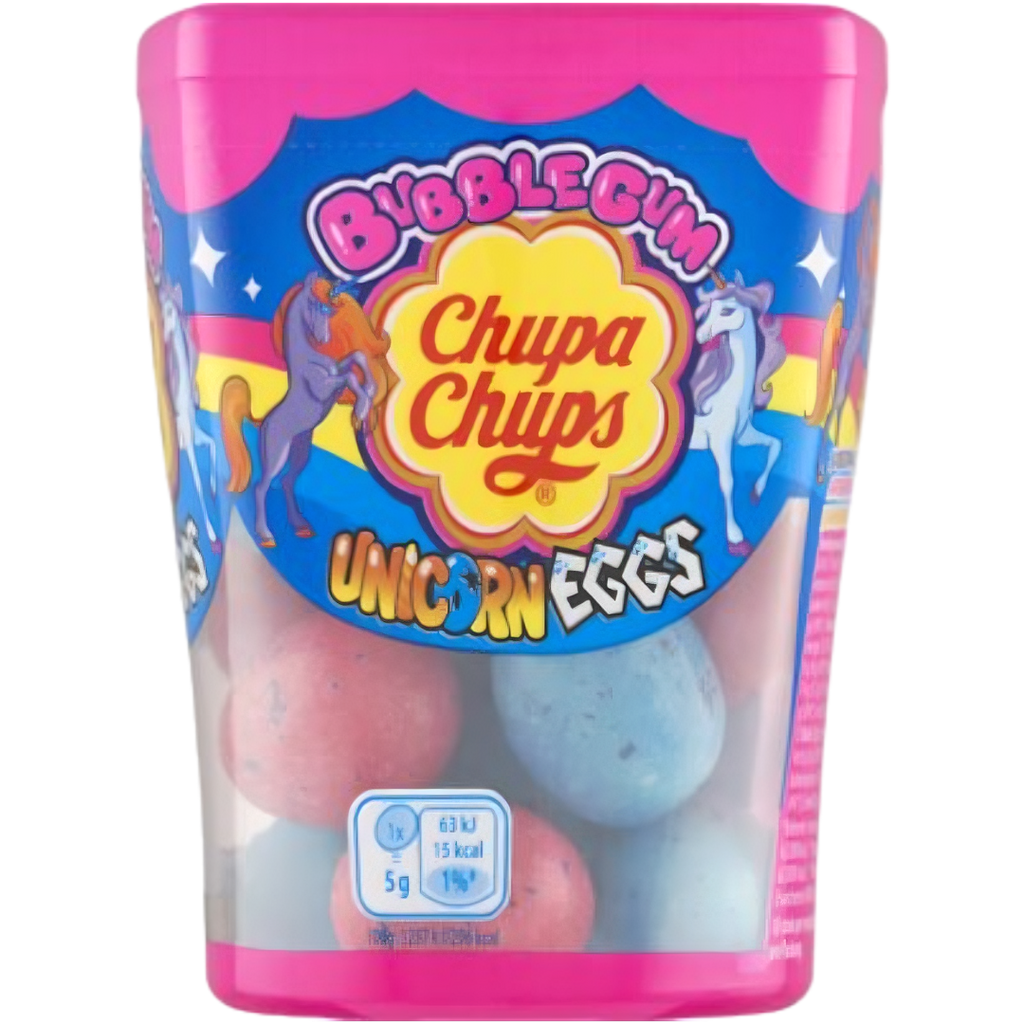 Chupa Chups Unicorn Eggs Bubble Gum - 3.2oz (90g)