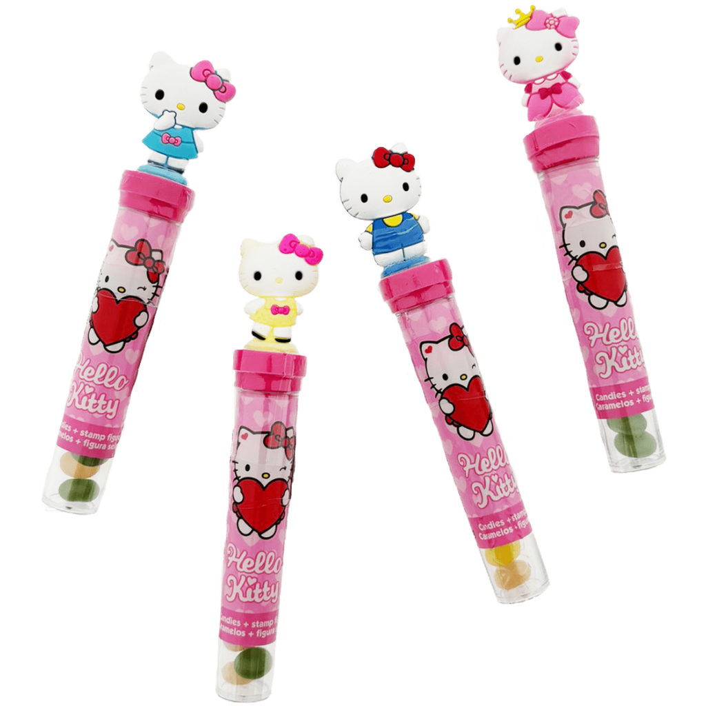 Hello Kitty Stamp Tube With Jelly Candies - 0.28oz (8g)