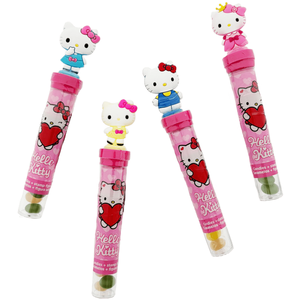 Hello Kitty Stamp Tube With Jelly Candies - 0.28oz (8g) | Poppin Candy