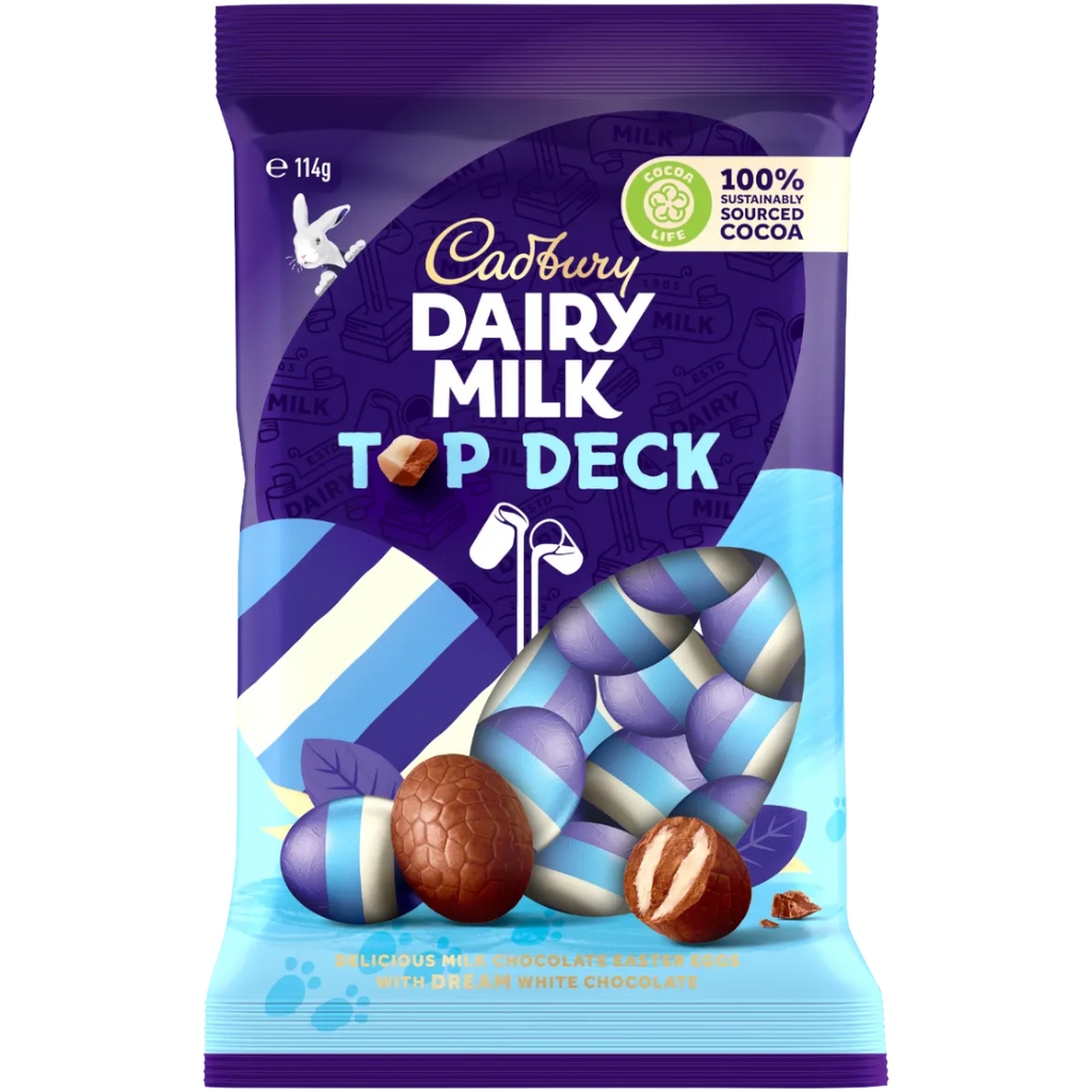 Cadbury Dairy Milk Top Deck Easter Eggs Limited Edition (Australia) - 4oz (114g)