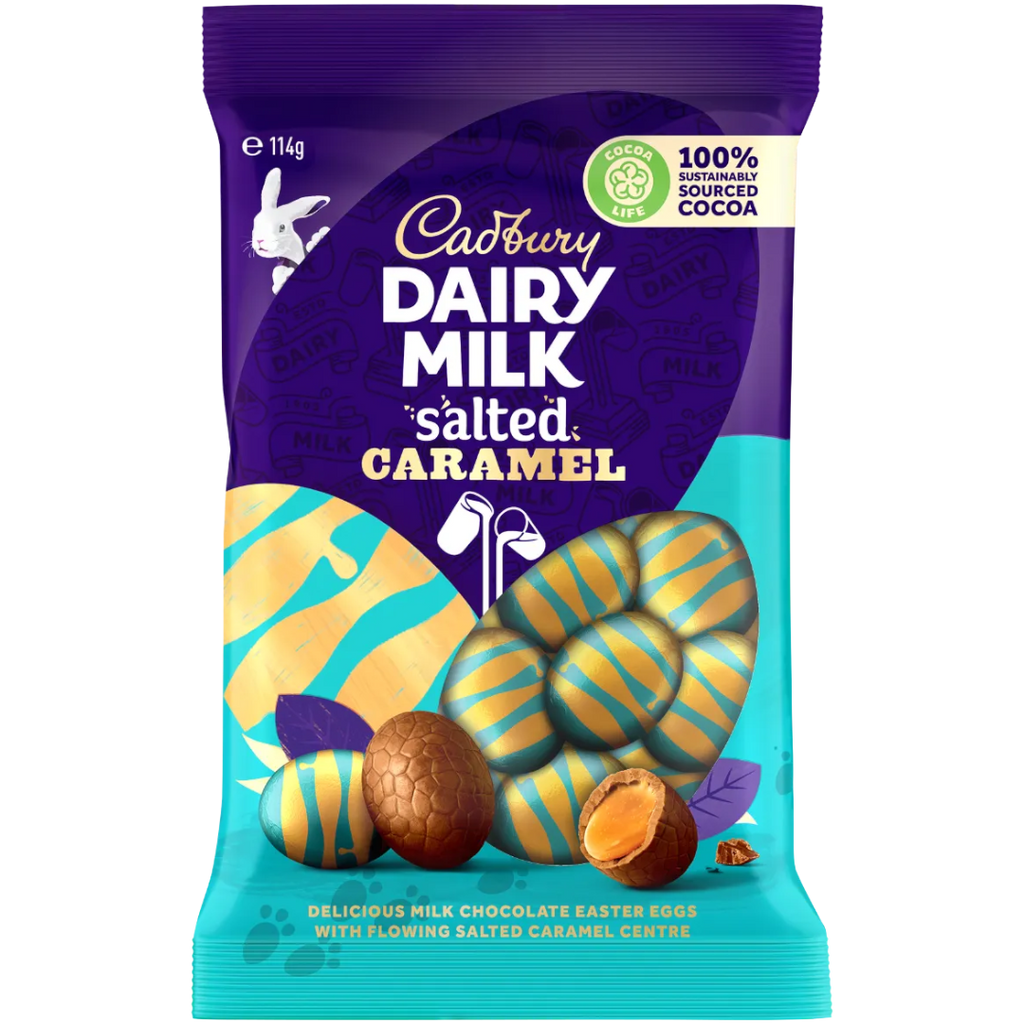 Cadbury Dairy Milk Salted Caramel Easter Eggs Limited Edition (Australia) - 4oz (114g)