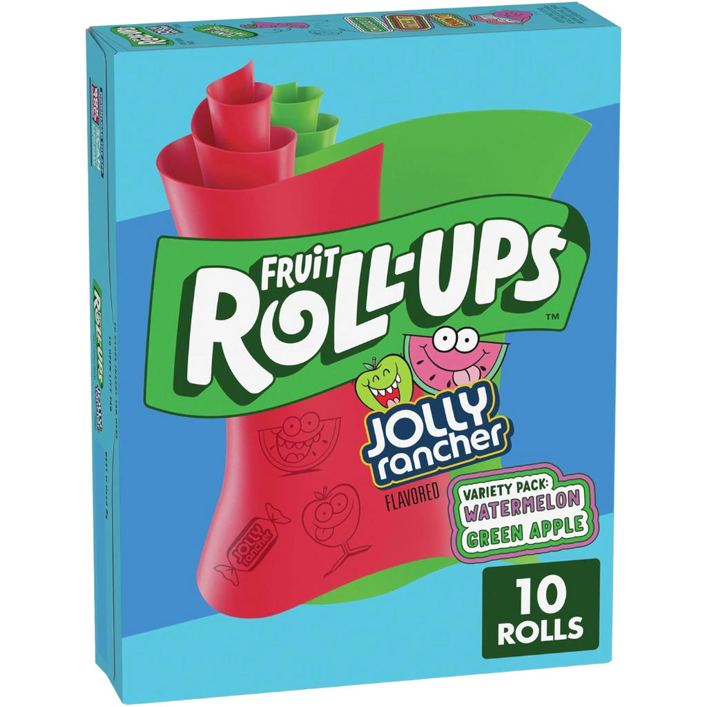 Fruit Roll-Ups Jolly Rancher Watermelon & Green Apple - 5oz (141g)