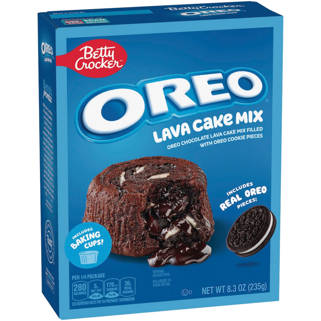 Betty Crocker Oreo Lava Cake Mix - 8.3oz (235g)