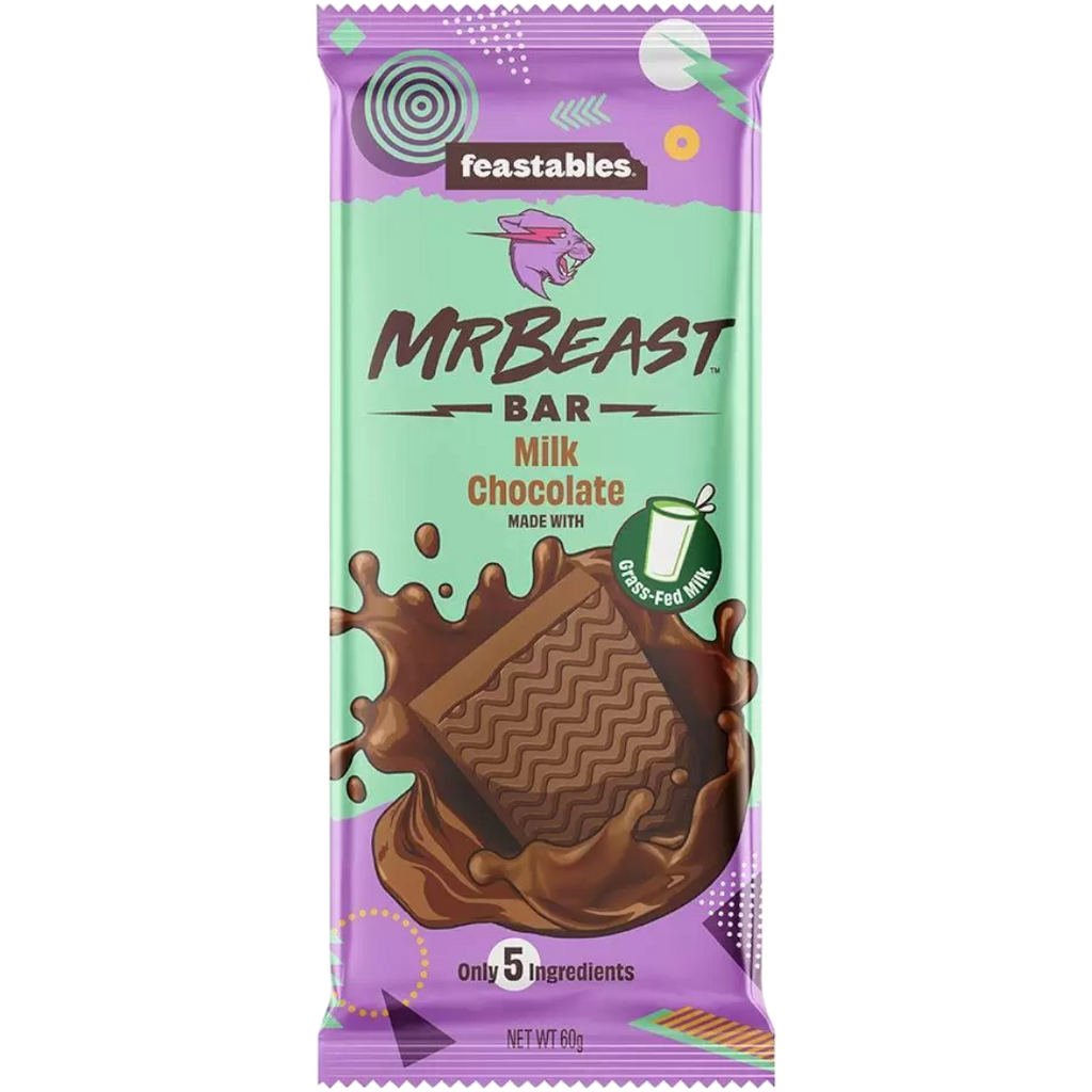 Mr Beast Feastables Milk Chocolate Bar - 2.11oz (60g)