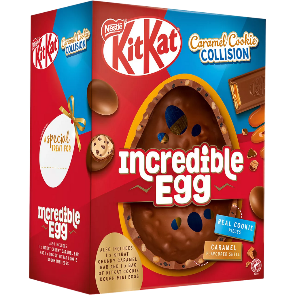 KitKat Caramel Cookie Collision Incredible Giant Easter Egg - 18oz (512.7g)