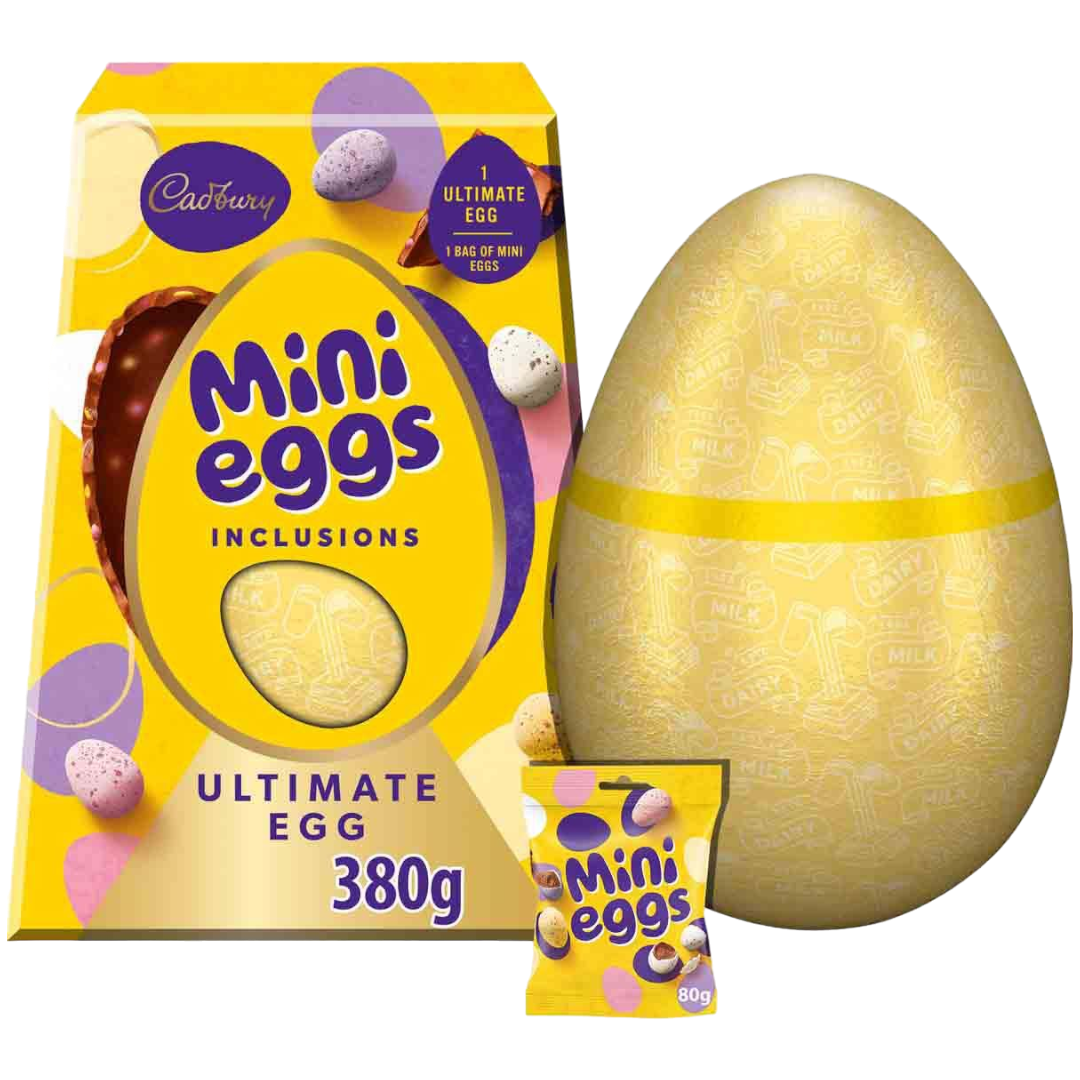 Cadbury Mini Eggs Inclusions Ultimate Easter Egg - 13.4oz (380g)