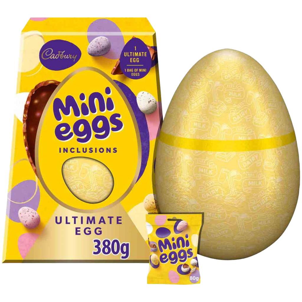Cadbury Mini Eggs Inclusions Ultimate Easter Egg - 13.4oz (380g)