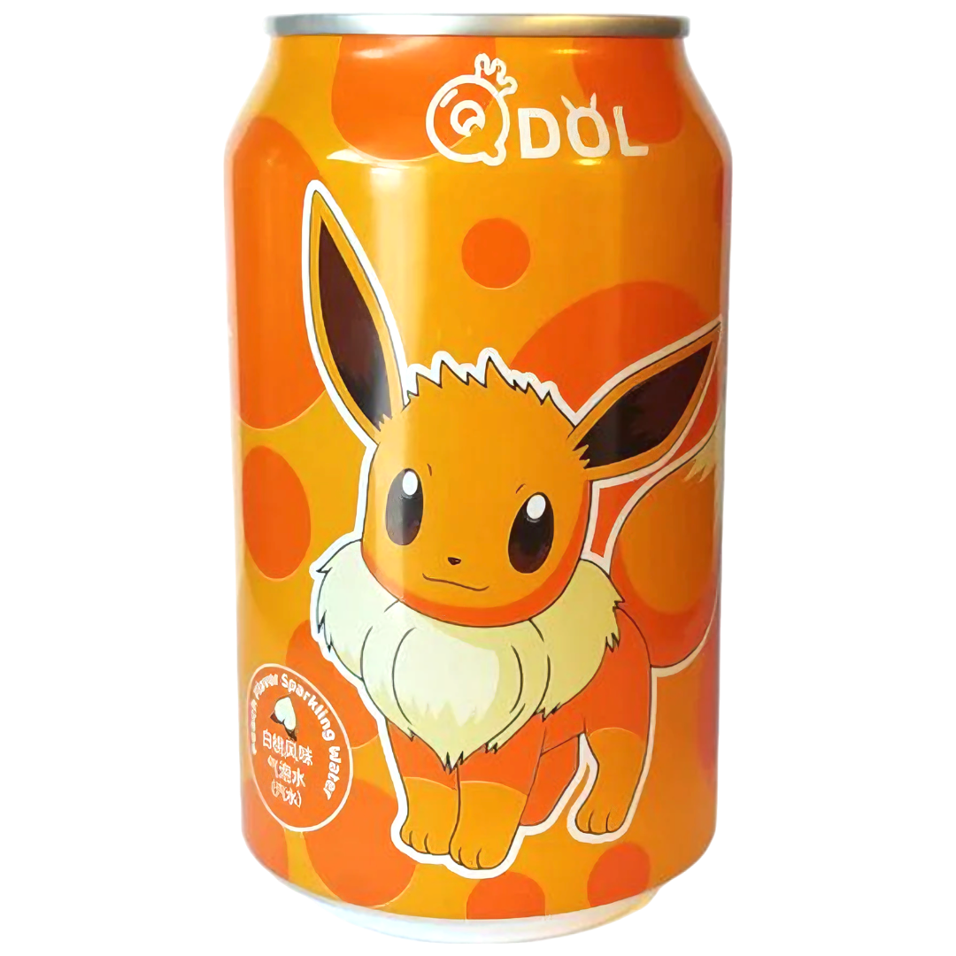 QDOL Pokemon Peach Flavour Sparkling Water - 11.1fl.oz (330ml)