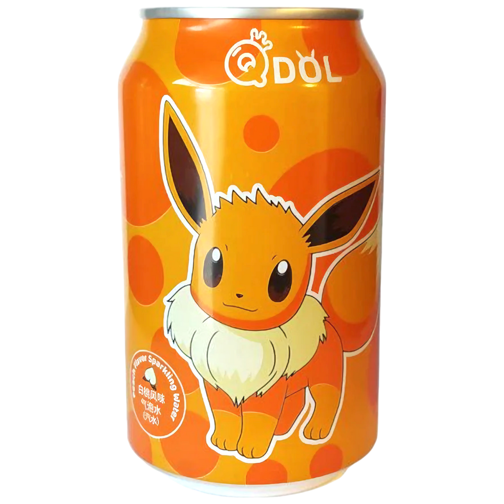 QDOL Pokemon Peach Flavour Sparkling Water - 11.1fl.oz (330ml)