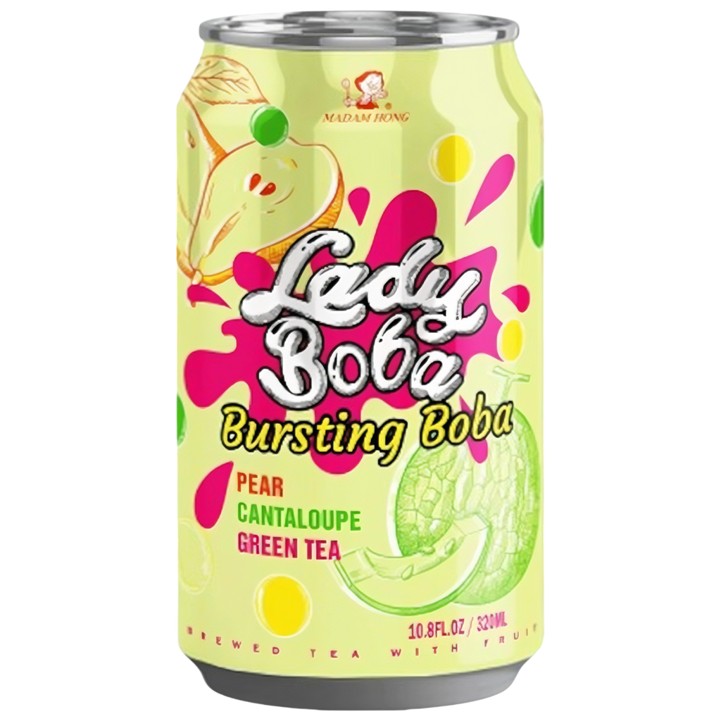 Madam Hong Lady Boba Pear & Melon Green Tea Bubble Tea - 10.8fl.oz (320ml)