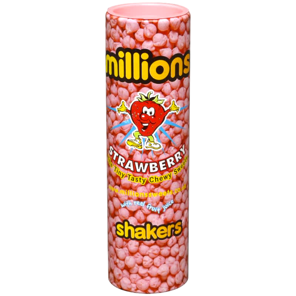 Millions Strawberry Shakers Tube - 2.89oz (82g)