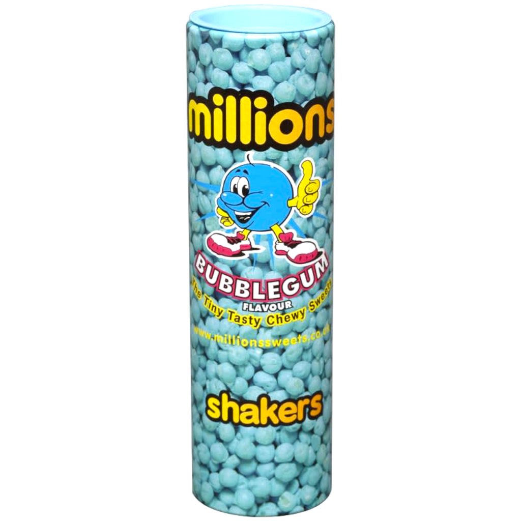 Millions Bubblegum Shakers Tube - 2.89oz (82g)