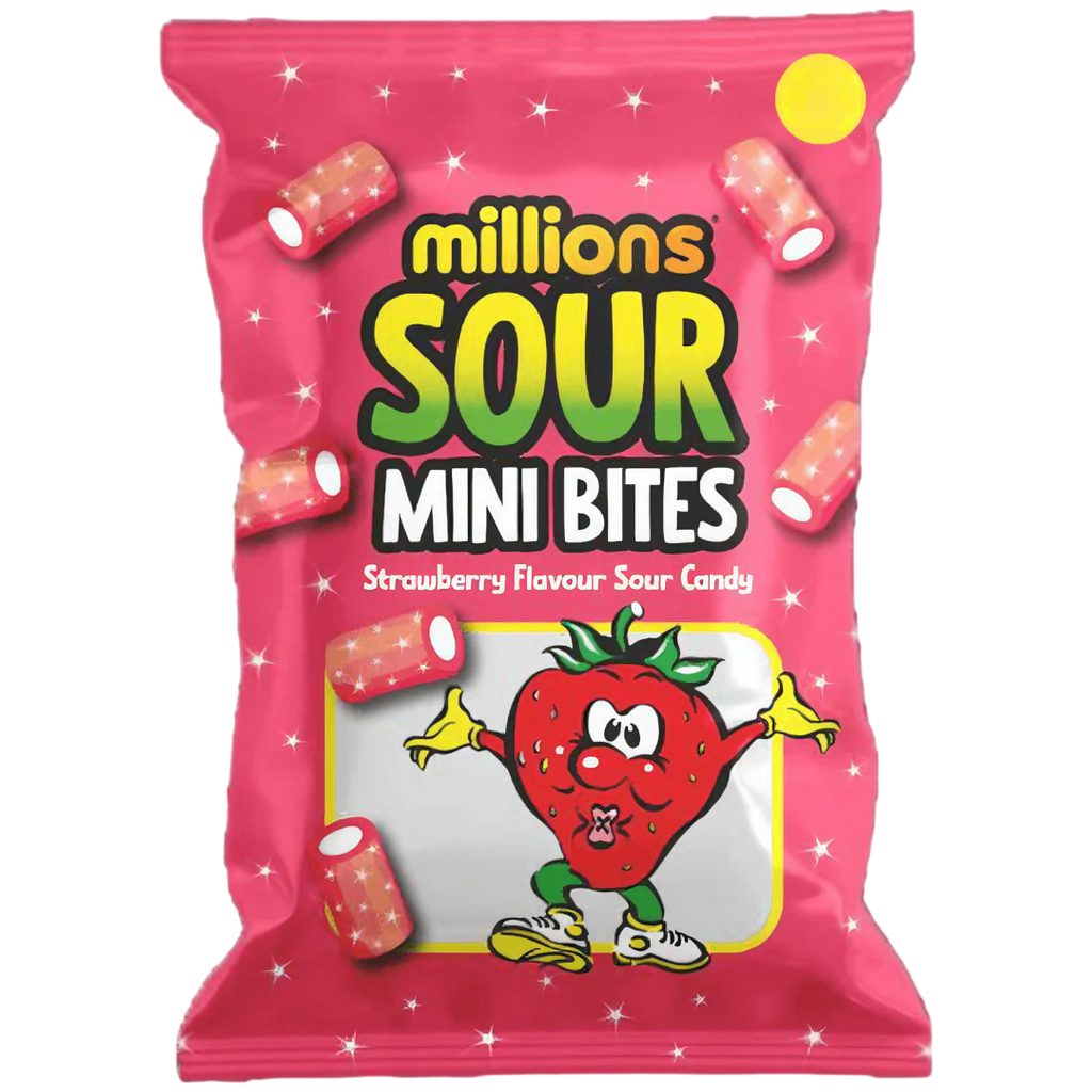 Millions Sour Strawberry Bites - 4.23oz (120g)